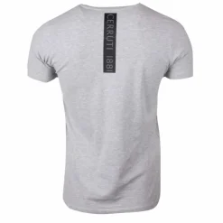 CERRUTI Tee shirt uni col rond Homme GRIS Outlet