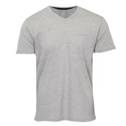 PIERRE CARDIN Tee shirt uni col v chiné Homme GRIS Sale