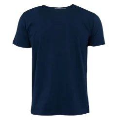 GEORGES RECH Tee shirt uni coton avec carré coloré Homme BLEU FONCE Best