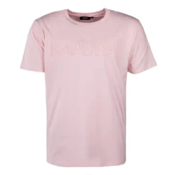 KAPORAL Tee shirt uni en coton ulric Homme ROSE CLAIR Online