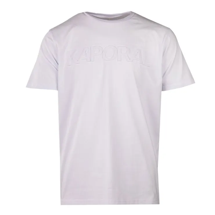 KAPORAL Tee shirt uni en coton ulric Homme BLANC Discount
