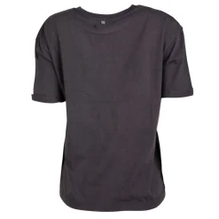 DEELUXE 74 Tee shirt uni imprimé Rock Femme GRIS FONCE Best