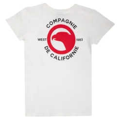 COMPAGNIE DE CALIFORNIE Tee shirt uni west 1983 coton Enfant BLANC ECRU