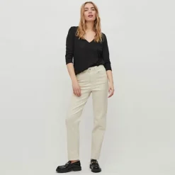 VILA Tee shirt Vianita Femme NOIR Online