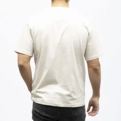 JACK & JONES Tee shirt victo coton imprimé logo blason Homme BEIGE Clearance