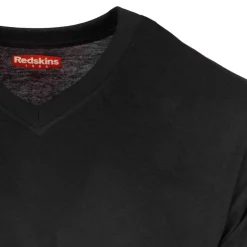 REDSKINS Teeshirt col v alfred Homme NOIR Outlet