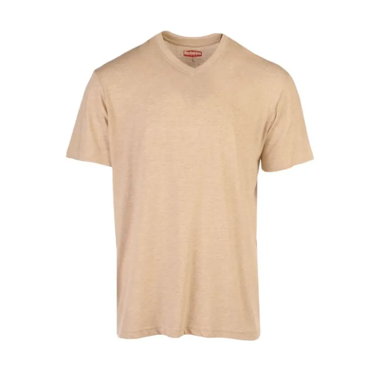 REDSKINS Teeshirt col v alfred Homme BEIGE New