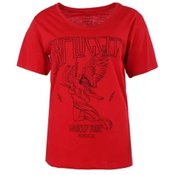 JOSEPH 'IN Tee-shirt manches courtes imprimé Femme ROUGE Outlet