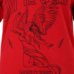 JOSEPH 'IN Tee-shirt manches courtes imprimé Femme ROUGE Outlet