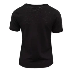 LA PETITE ETOILE Tee-shirt pull manches courtes mada Femme NOIR Hot