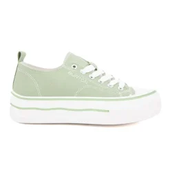 BURTON OF LONDON Tennis toile evana t 37-41 Femme VERT