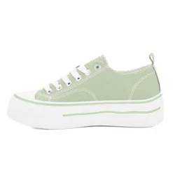 BURTON OF LONDON Tennis toile evana t 37-41 Femme VERT