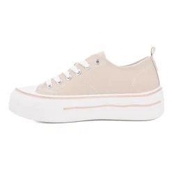 BURTON OF LONDON Tennis toile evana t 37-41 Femme BEIGE Hot
