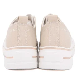 BURTON OF LONDON Tennis toile evana t 37-41 Femme BEIGE Hot