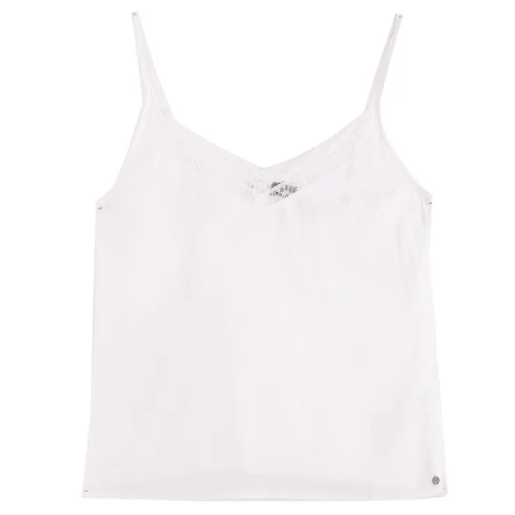 DEELUXE 74 Top caraco à bretelles erika Femme BLANC Clearance