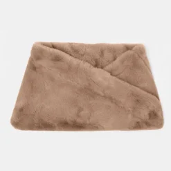 GERARD PASQUIER Tour de cou fausse fourrure forme trapèze Femme MARRON CLAIR Best