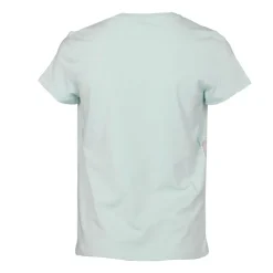 GUESS Tshirt col rond imprimé argenté avec logo manuscript Enfant VERT CLAIR Sale