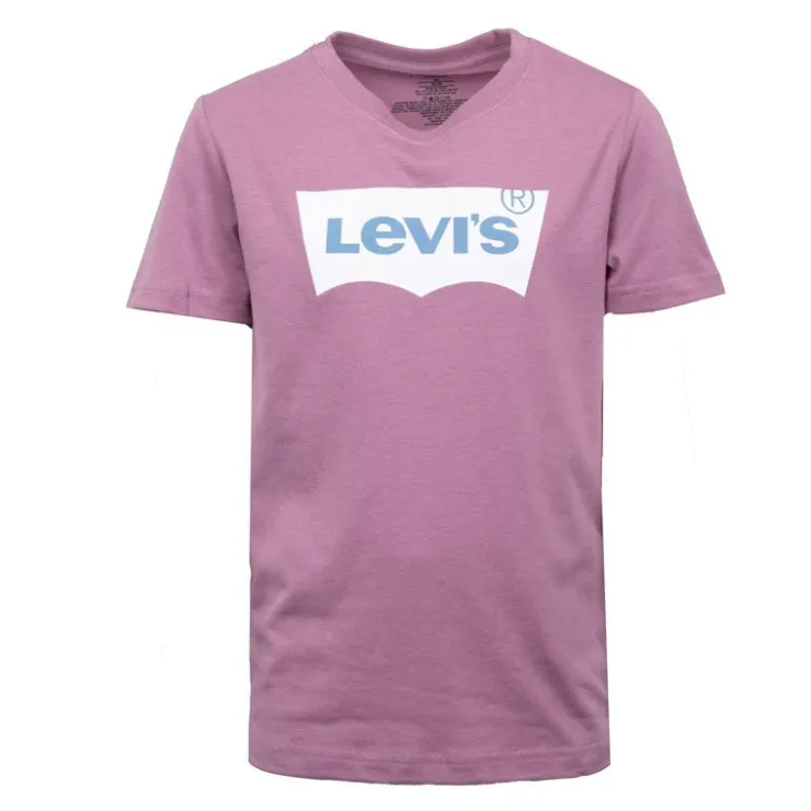 LEVI'S T-shirt regular en coton avec logo Enfant VIOLET CLAIR Sale