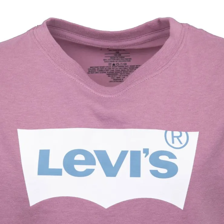 LEVI'S T-shirt regular en coton avec logo Enfant VIOLET CLAIR Sale