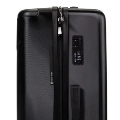 PIERRE CARDIN Valise moyenne logo incrusté jupiter Mixte NOIR Clearance