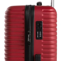 PIERRE CARDIN Valise moyenne rigide Perle ROUGE Best