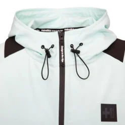 HELVETICA Veste avec capuche coupe vent Traveler Homme TURQUOISE New