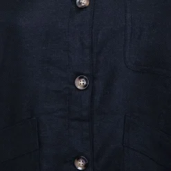 LA PETITE ETOILE Veste beige lin fauline Femme NOIR Sale