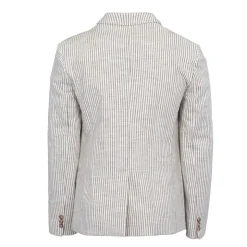 IMPERIAL Veste blanc cassé à rayures bleues Homme BLANC ECRU New