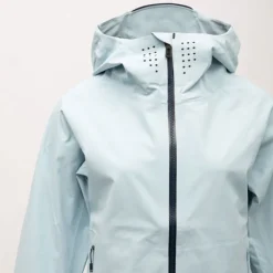 ROSSIGNOL Veste bleu ciel avec capuche softshell fermeture zippée noire Femme BLEU CLAIR Clearance