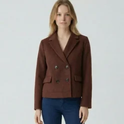 LES TROPEZIENNES PAR M.BELARBI Veste chocolat castellard Femme MARRON FONCE Sale