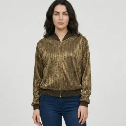 LES TROPEZIENNES PAR M.BELARBI Veste cnaline Femme OR Hot