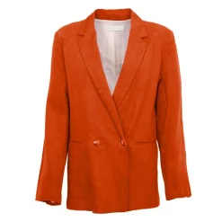LA PETITE ETOILE Veste de blazer à revers fushia Vivano Femme ORANGE Sale