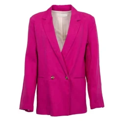 LA PETITE ETOILE Veste de blazer à revers fushia Vivano Femme ROSE Discount