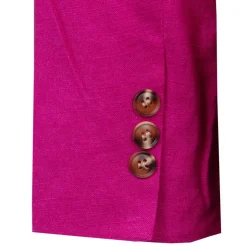 LA PETITE ETOILE Veste de blazer à revers fushia Vivano Femme ROSE Discount