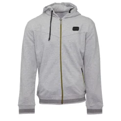 CERRUTI Veste de jogging fermeture éclair borgio avec motifs Homme GRIS CLAIR Clearance