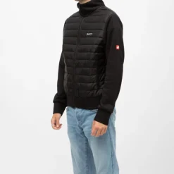 LOTTO Veste de mi saison doudoune navy bi matiere Homme NOIR Best