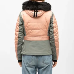 ROSSIGNOL Veste de ski bi color à capuche fausse fourrure avec zip Femme GRIS Best