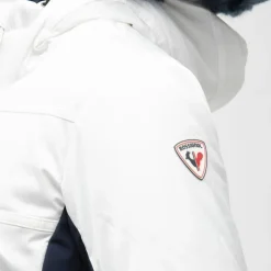 ROSSIGNOL Veste de ski capuche fausse fourrure Femme BLANC Outlet