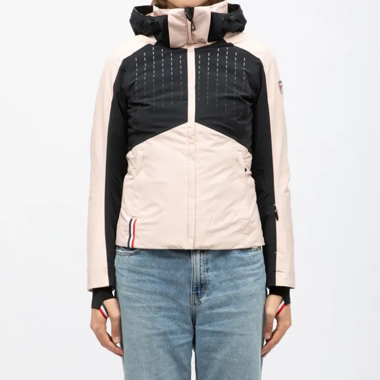 ROSSIGNOL Veste de ski courte à capuche Femme ROSE CLAIR