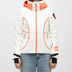 ROSSIGNOL Veste de ski resort avec capuche logo colorée Femme BLANC Best