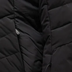 ROSSIGNOL Veste de ski resort matelassée à capuche Femme NOIR New