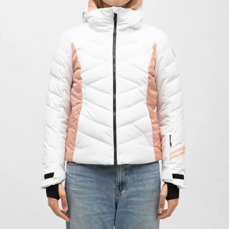 ROSSIGNOL Veste de ski resort matelassée à capuche Femme BLANC Online