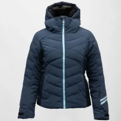 ROSSIGNOL Veste de ski resort matelassée à capuche Femme BLEU FONCE Sale