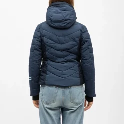ROSSIGNOL Veste de ski resort matelassée à capuche Femme BLEU FONCE Sale