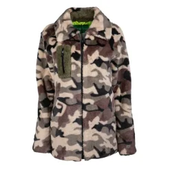 OAKWOOD Veste fourrure synthetique step 2 Femme KAKI Sale