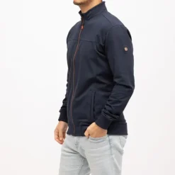 DEELUXE 74 Veste légère col montant zippé Homme BLEU FONCE Hot