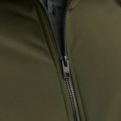 JACK & JONES Veste mi saison mate zippée à capuche Homme VERT FONCE