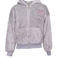 CXL BY CHRISTIAN LACROIX Veste polaire douce capuche avec oreilles roses Fille GRIS Clearance