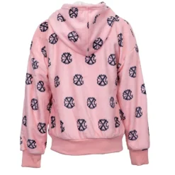 CXL BY CHRISTIAN LACROIX Veste polaire zippée à capuche imprimé logo Fille ROSE CLAIR Best