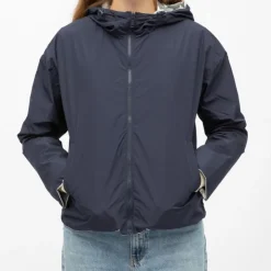 ONLY Veste reversible à capuche avec zip Femme BLEU FONCE Online